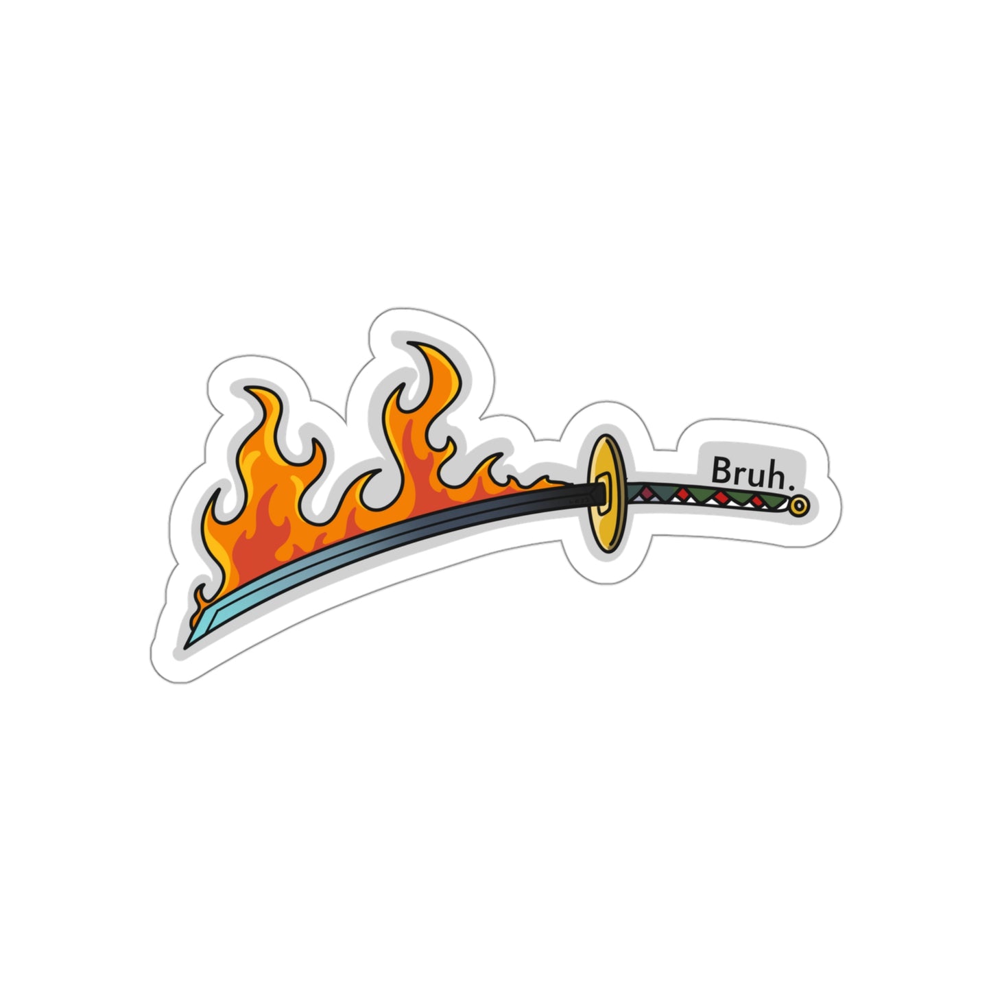 Hot Katana Sticker