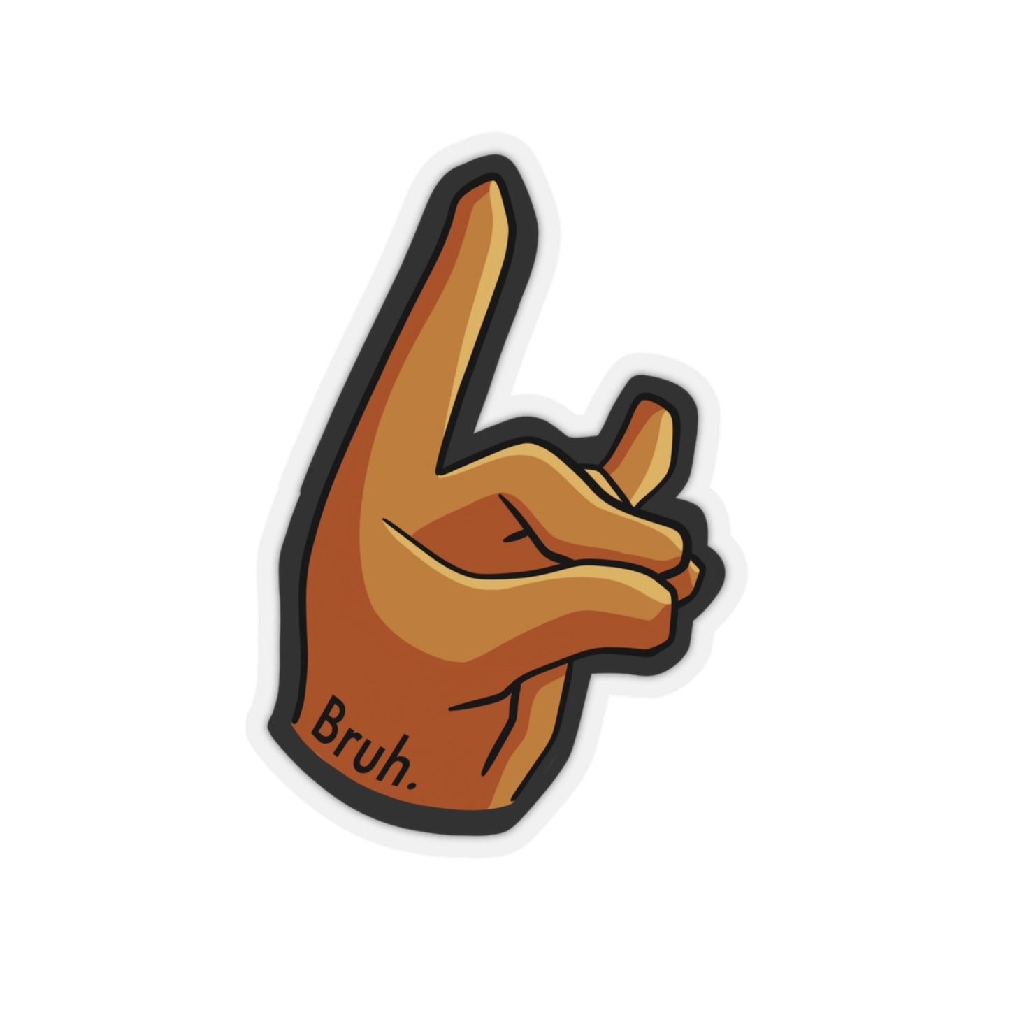 Kitsune Hand Sticker