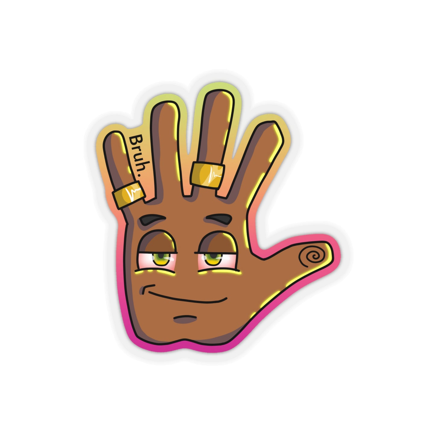 High Five Sticker
